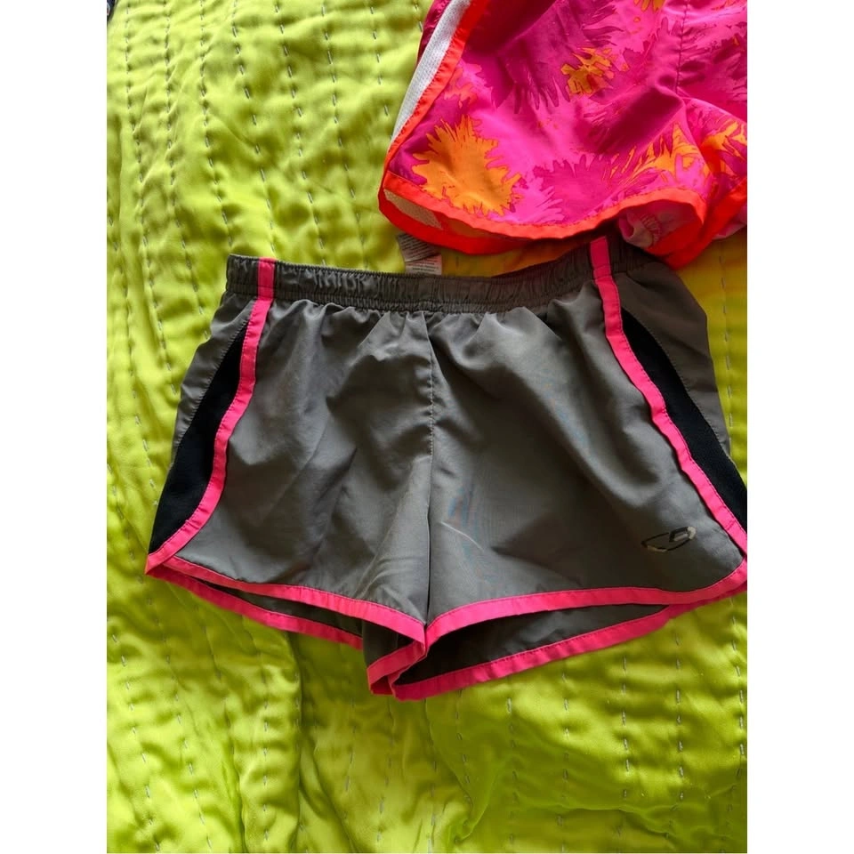 C9 by Champion Girls Lined Running Shorts 2 pairs Size 7-8 - photo 2