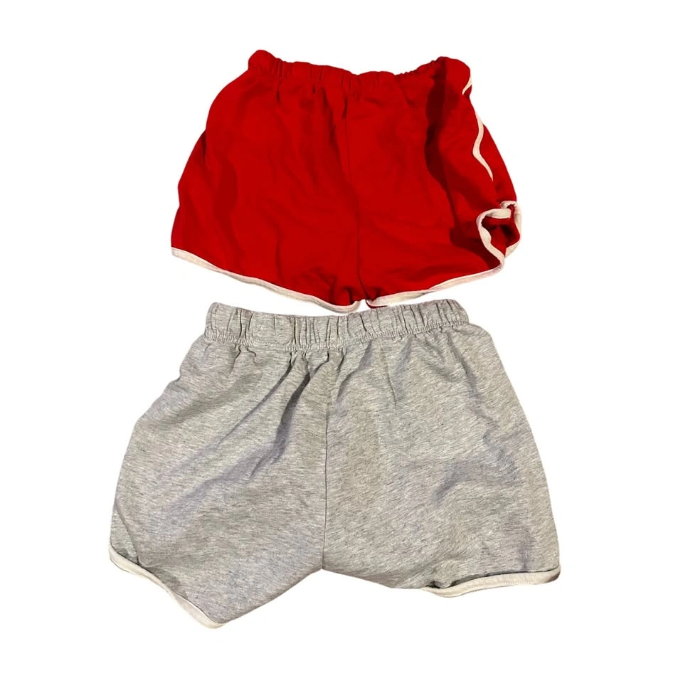 2 Pack of H&M Kids Cotton Sweatshorts in Red and Grey Size 20 - photo 2