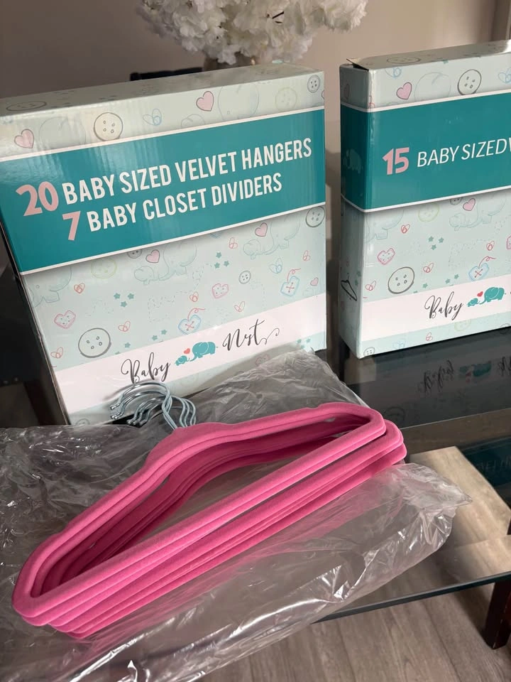 Baby Nest Velvet Hangers and Closet Dividers - photo 2