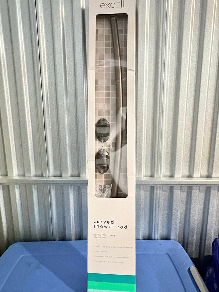 Bronze Curved Shower Rod
