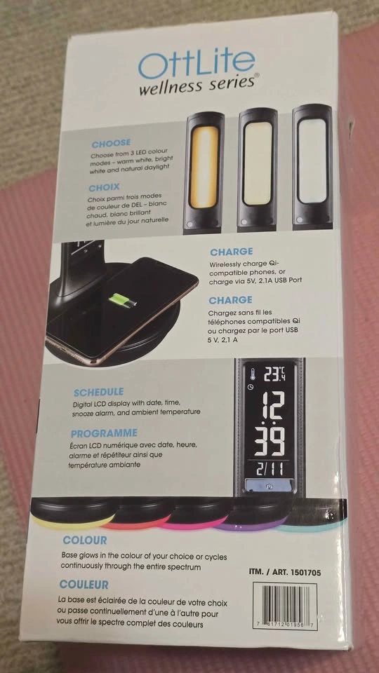 OttLite Wellness Series Wireless Charging LED Lamp - photo 3