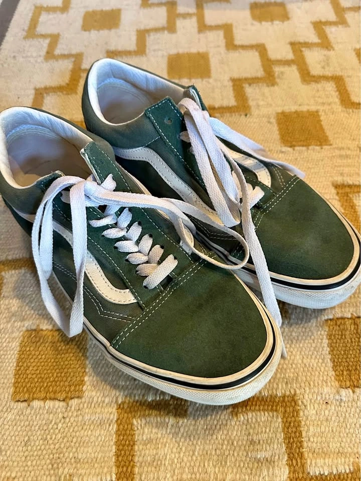 Old Skool Vans Duck Green / W8 M6.5