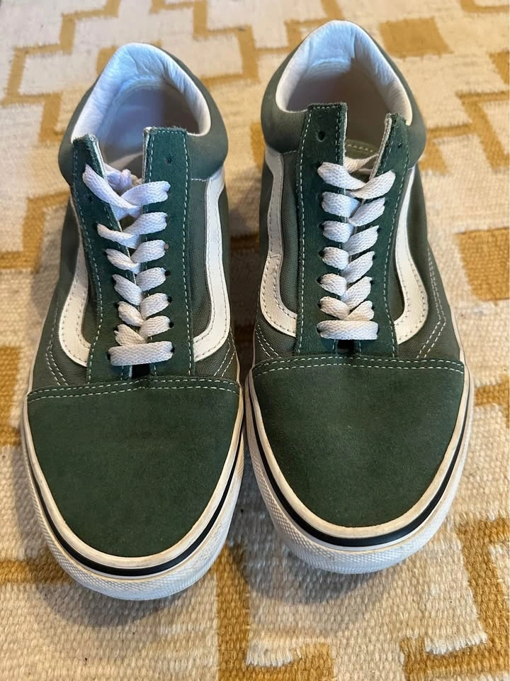 Old Skool Vans Duck Green / W8 M6.5 - photo 2