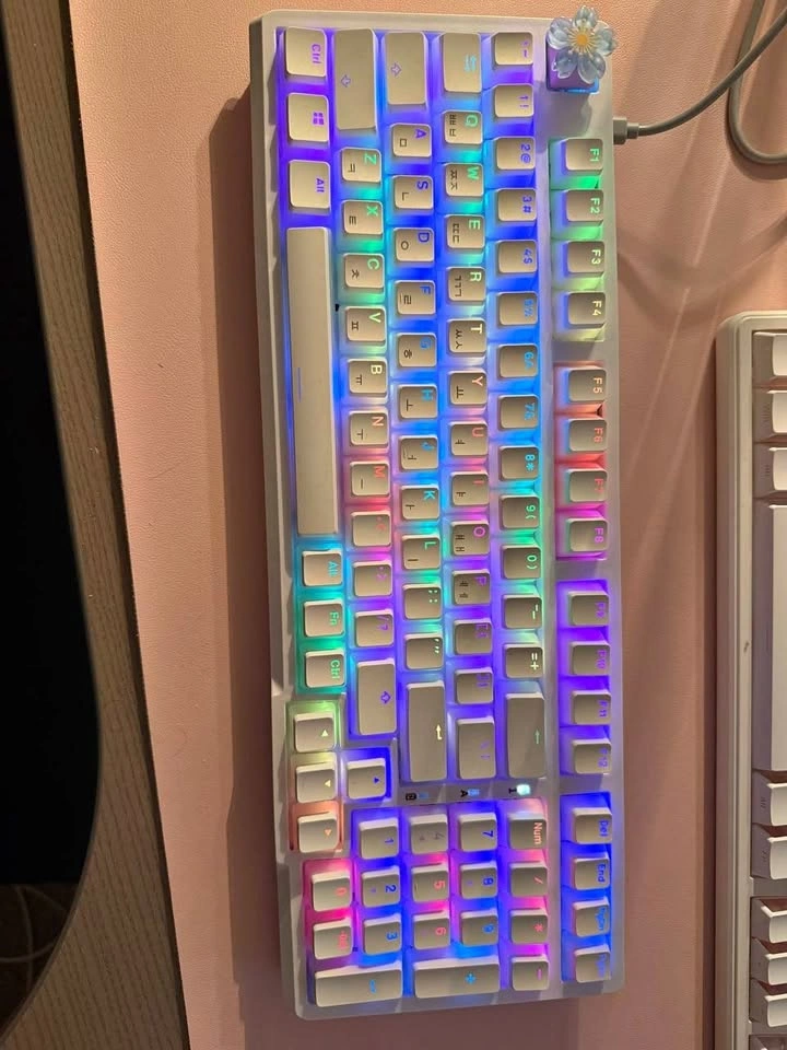 Mechanical Wireless Keyboard – KBDiy WK980 (Pink RGB)