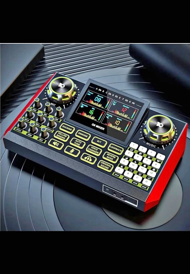 tenLamp G9 Audio Mixer for Live Streaming, Gaming, Singing