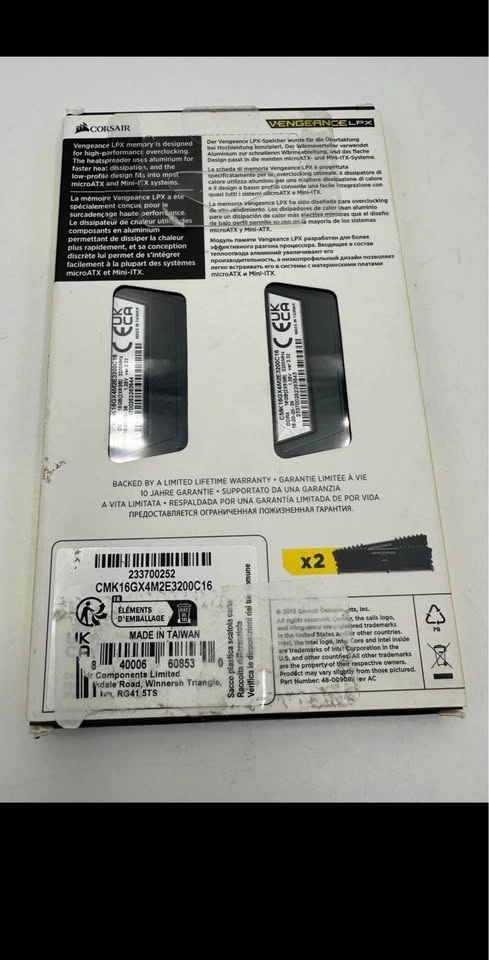 Corsair Vengeance LPX 16GB (2x8GB) DDR4 DRAM 3200MHz - photo 3