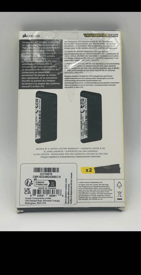 Corsair 16GB DDR4 2666MHz C16 Memory Kit - photo 3
