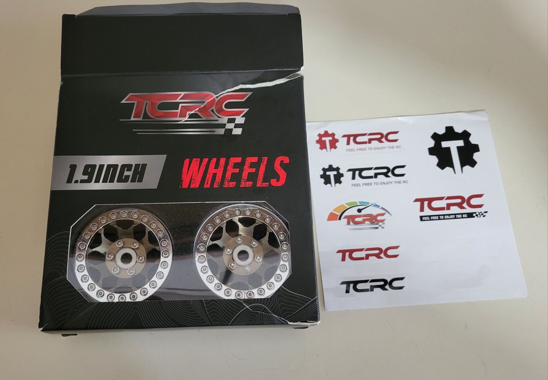 TCRC 1.9in Chrome Aluminum Wheel Set 4pcs for RC Crawler - photo 2