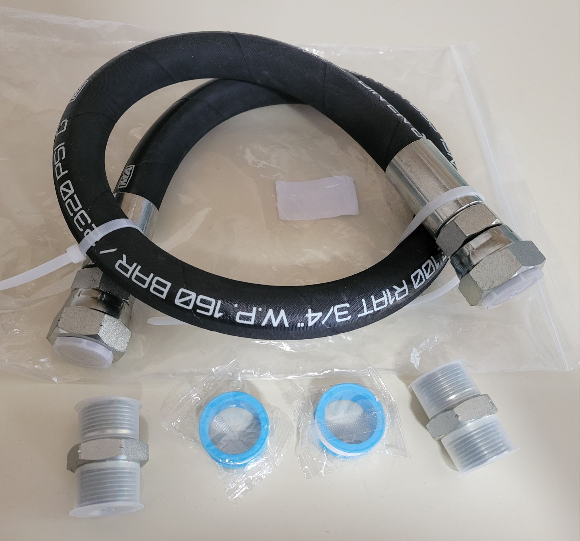 3/4" 36" Length High Pressure Compressor Jumper Hose