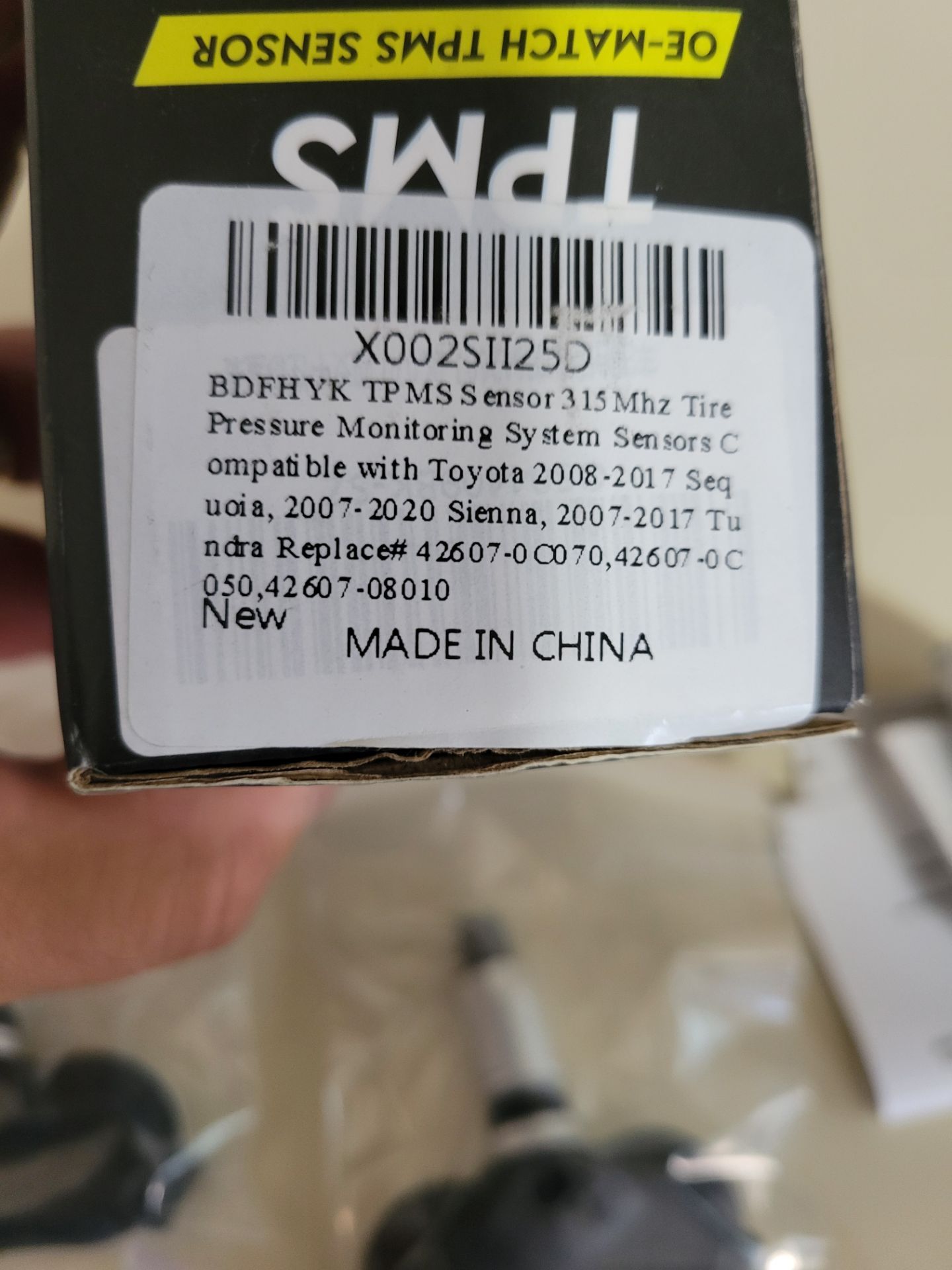 SET TPMS Tire Pressure Sensor for TOYOTA SIENNA TUNDRA SEQUOIA - photo 4