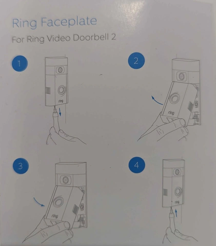 Gold Faceplate Ring Doorbell Pro 2 - photo 3