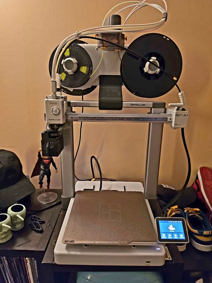 Bambu A1 with AMS and extra filament