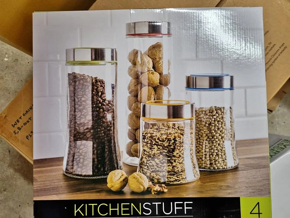 Brand New - KitchenStuff - Full set Glass Storage Container