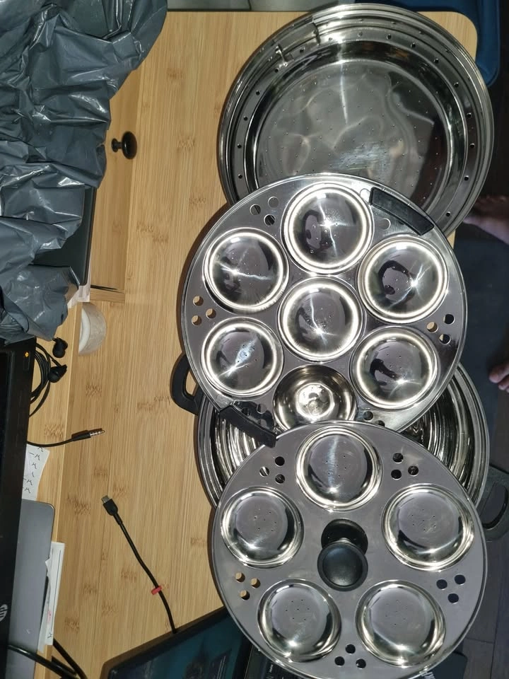Brand New Stainless Steel Full Set Idli Maker - photo 3