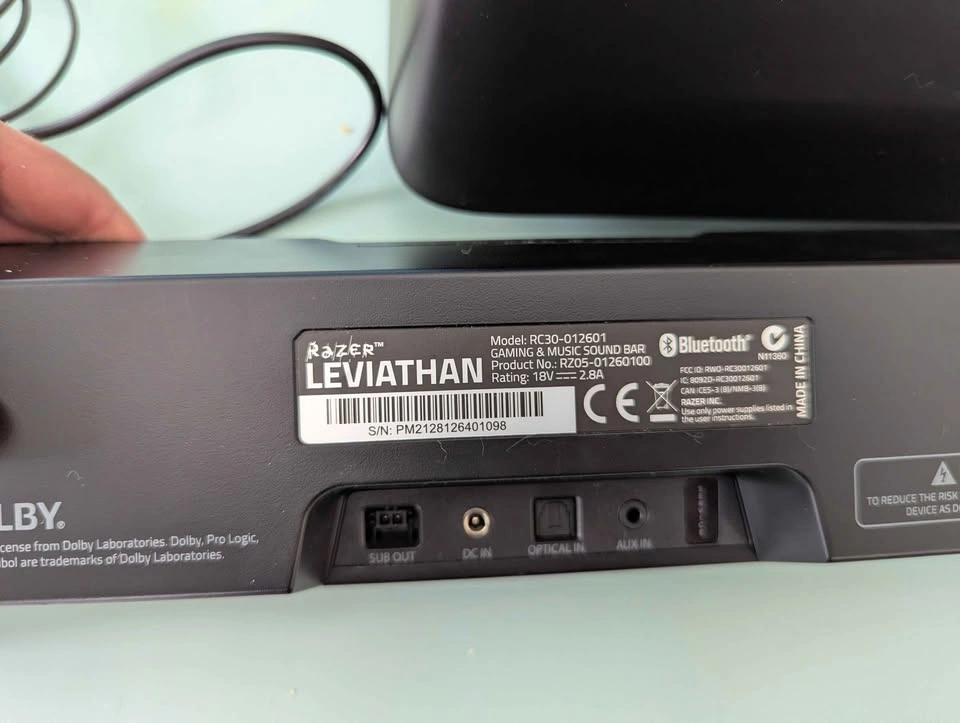 Razer Leviathan V1 Sound Bar & Subwoofer - photo 4