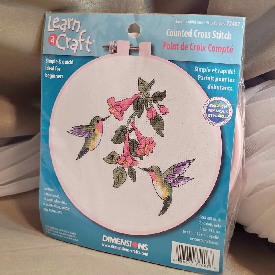 Dimensions Cross Stitch & Punch Embroidery Kit - BNISP thumbnail