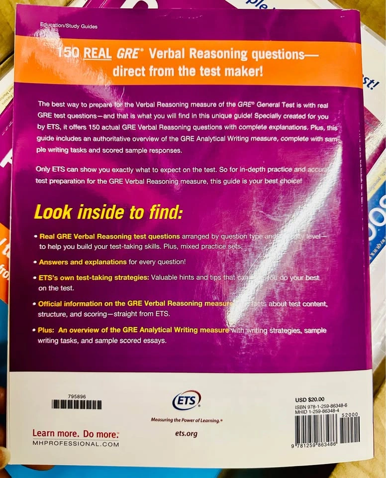 ETS Official GRE Verbal and Quantitative Reasoning Practice Ques - photo 2
