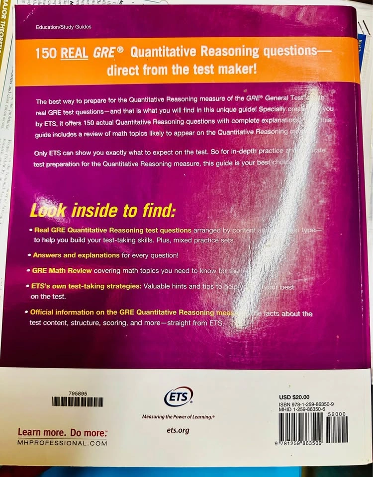 ETS Official GRE Verbal and Quantitative Reasoning Practice Ques - photo 4