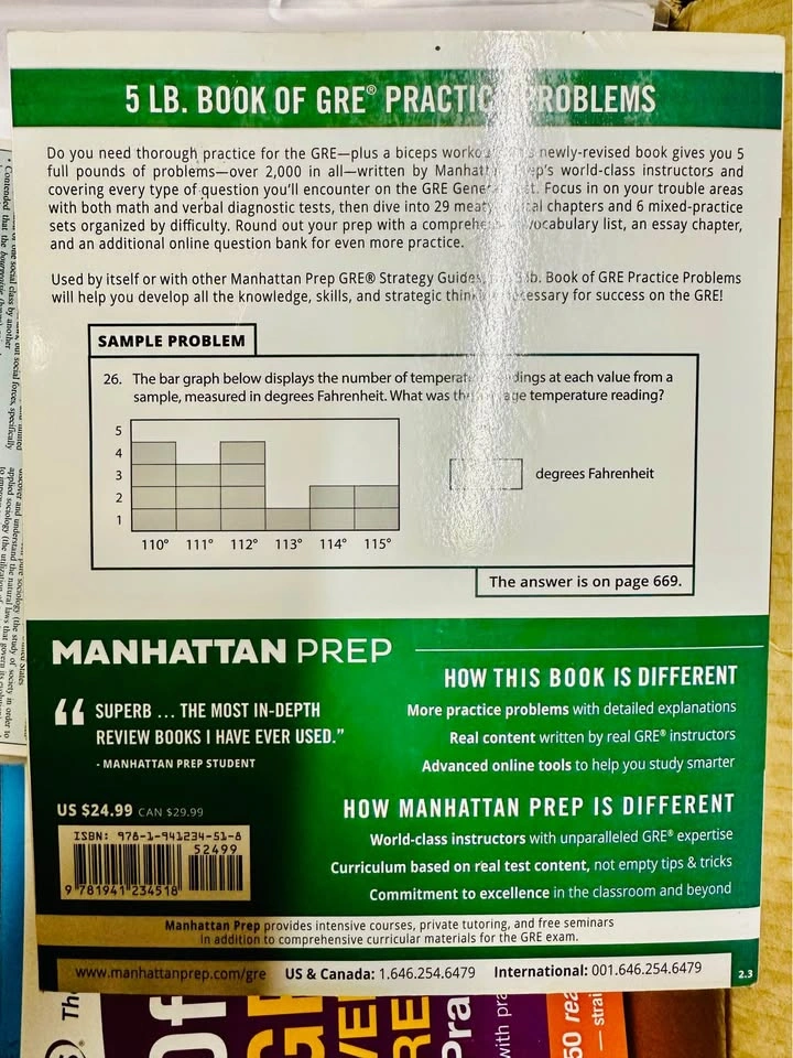 Manhattan Prep 5 lb. Book of GRE Practice Problems, 2nd Edition - photo 2