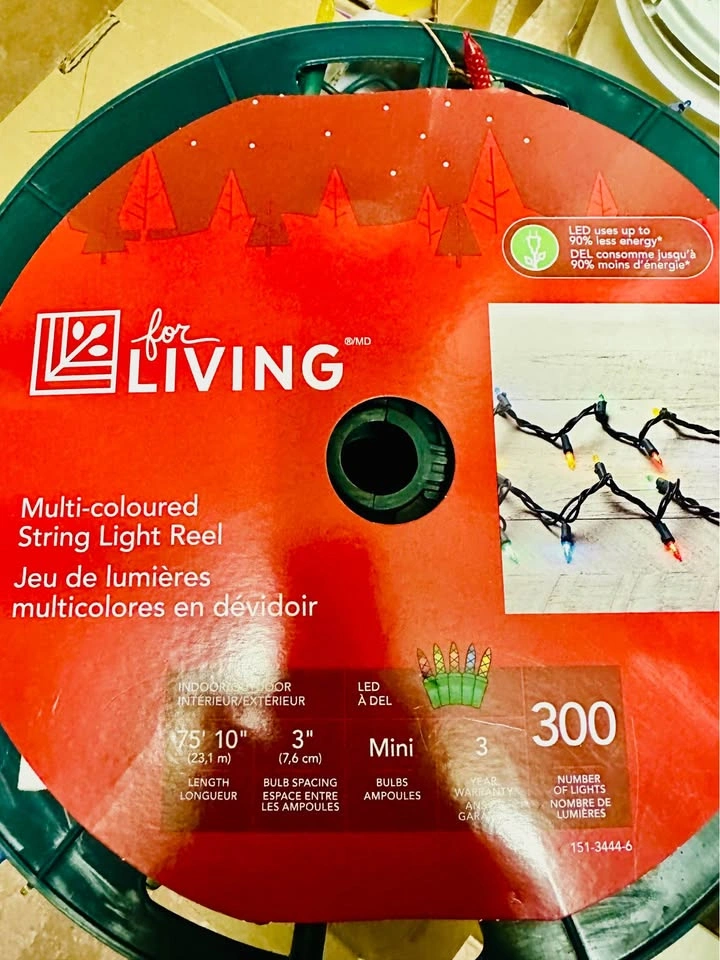 For Living Multi-coloured String Light Reel - photo 2