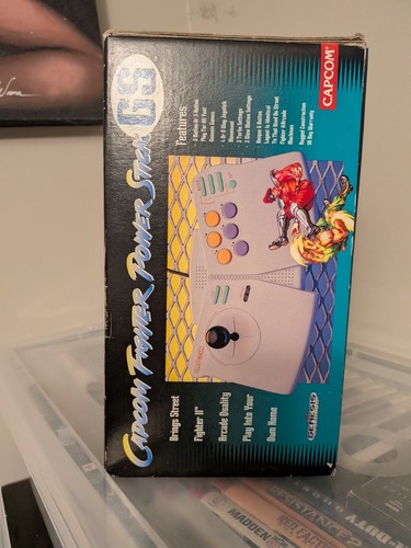 Capcom Fighter Power Stick GS Sega Genesis Arcade Pad - Boxed - photo 2