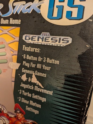 Capcom Fighter Power Stick GS Sega Genesis Arcade Pad - Boxed - photo 5