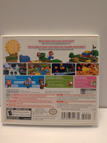 Super Mario 3D Land (Nintendo 3DS, 2011) CIB Complete w/ Manual - photo 2