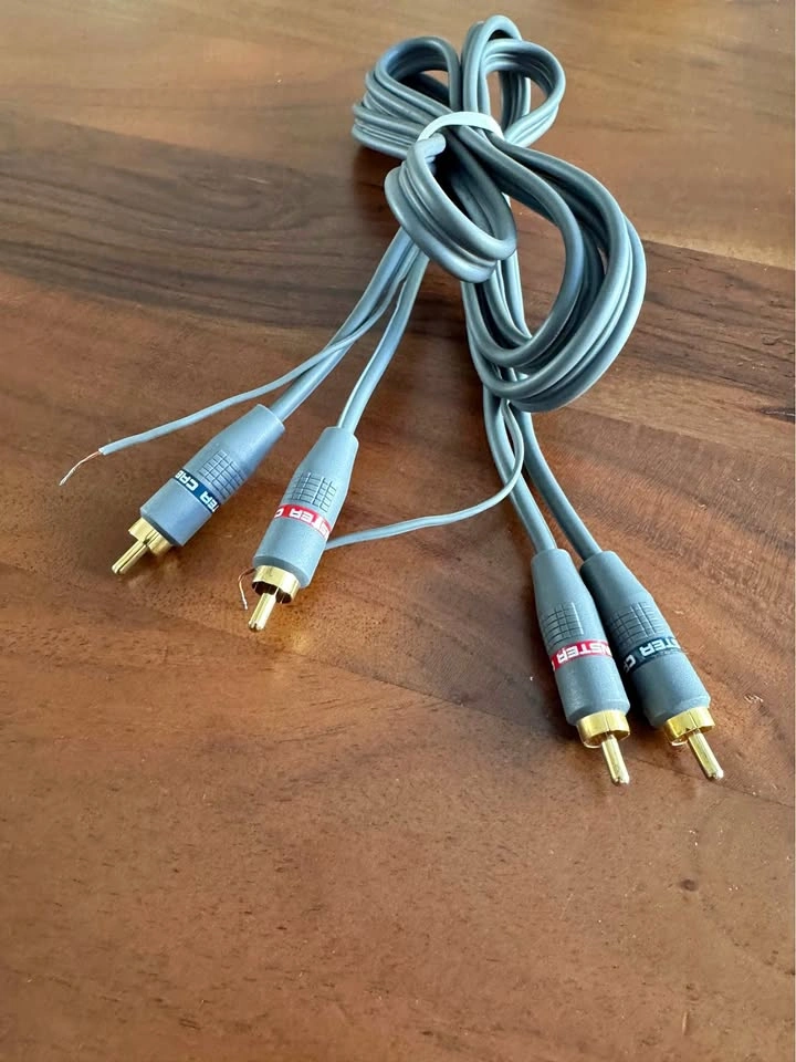 RCA audio Monster cable with Ground( 6.6 ft )