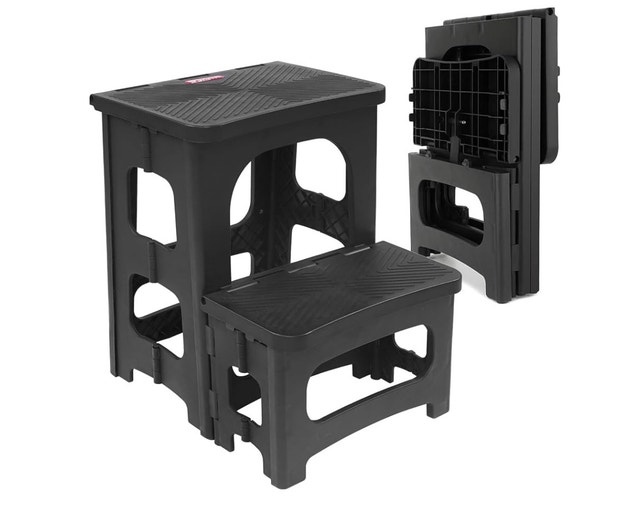 TOPFUN Folding Two-Step Stool - Brand New In Box
