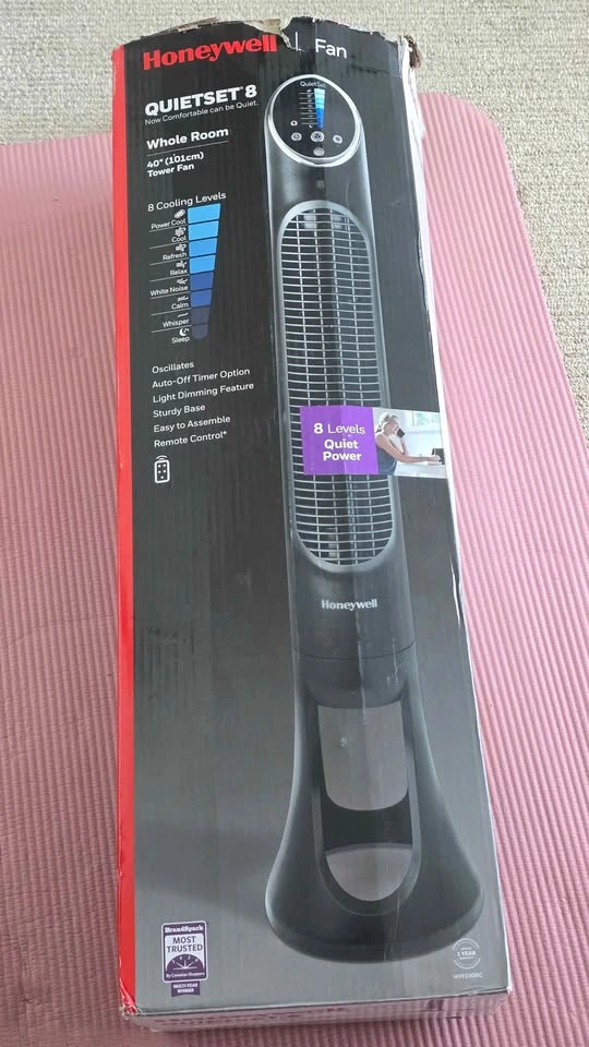 Honeywell QuietSet 8 Tower Fan - photo 2