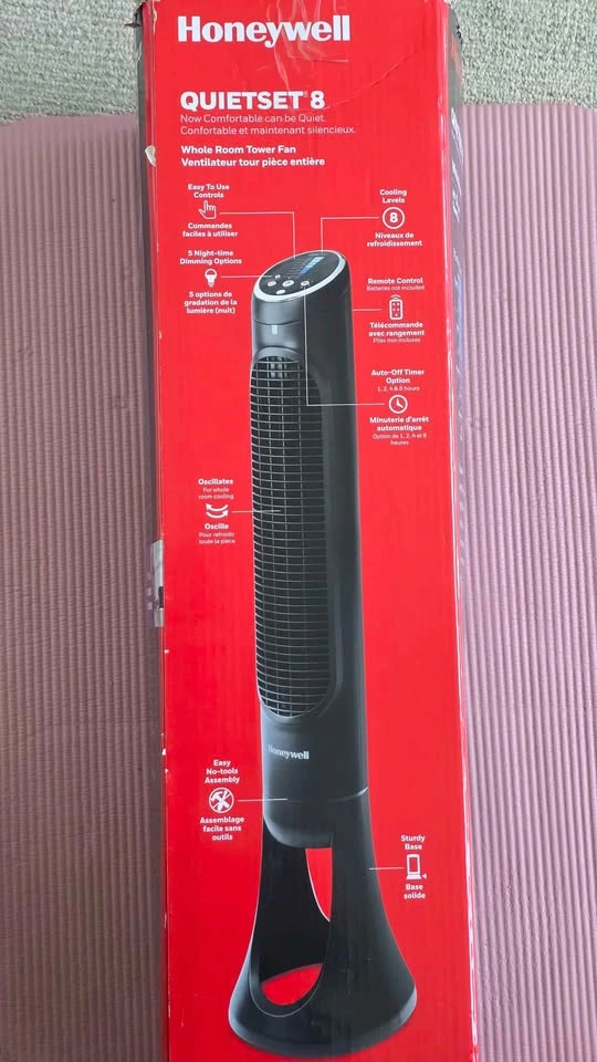 Honeywell QuietSet 8 Tower Fan - photo 4
