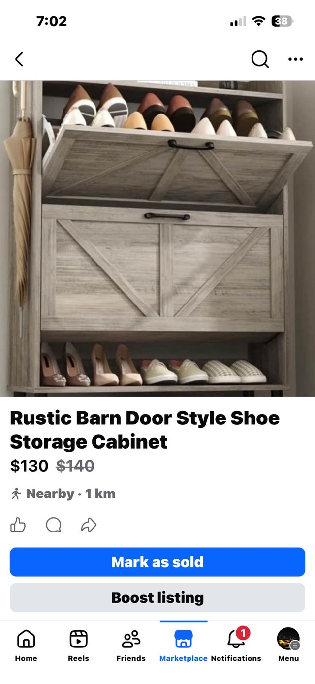 HOMEFORT Shoe Storage Cabinet