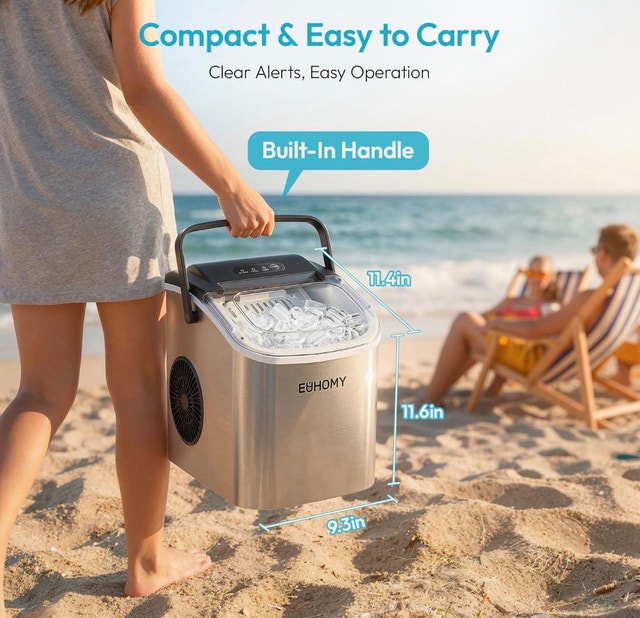 EUHOMY Countertop Ice Maker Machine - photo 3