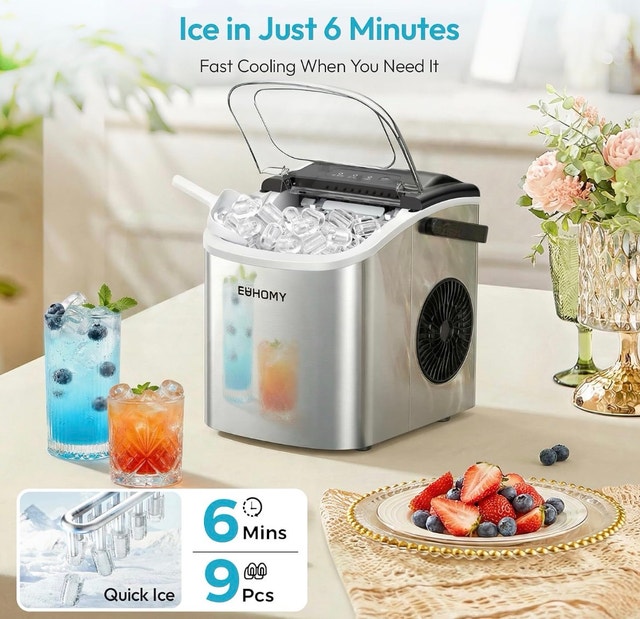 EUHOMY Countertop Ice Maker Machine - photo 5