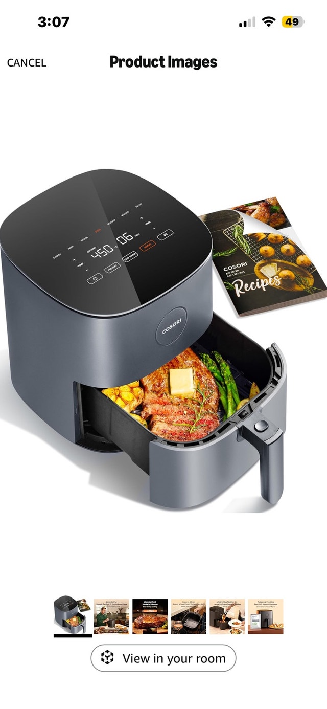 Cosori Air Fryer 5Qt (4.7L)