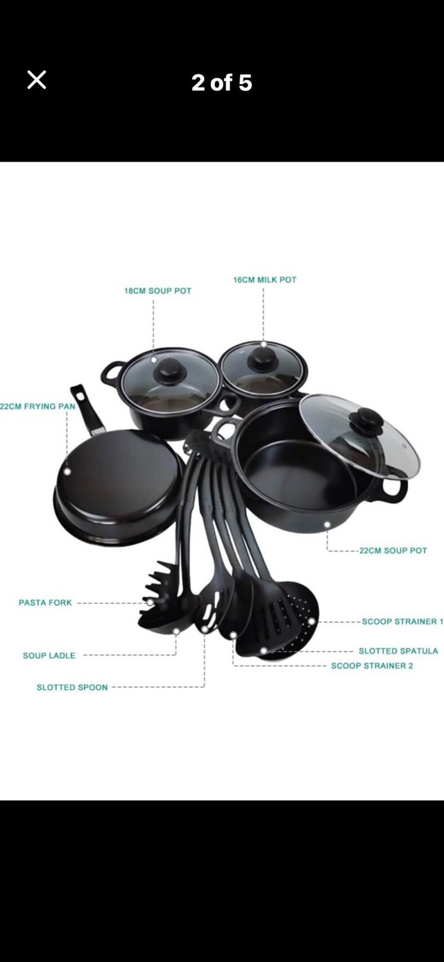 Regina 13-Piece Nonstick Cookware Set - photo 2