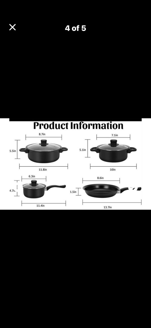 Regina 13-Piece Nonstick Cookware Set - photo 4