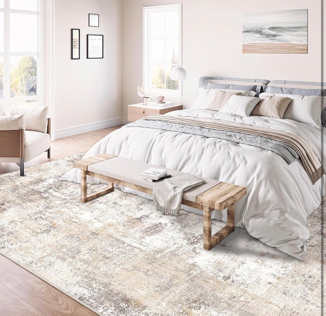 Beige and Grey 10' x 14' Area Rug - photo 2