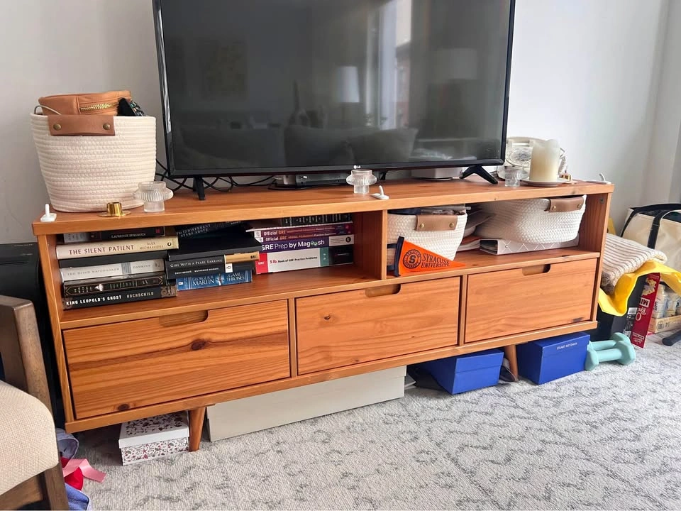 Wooden Media Console