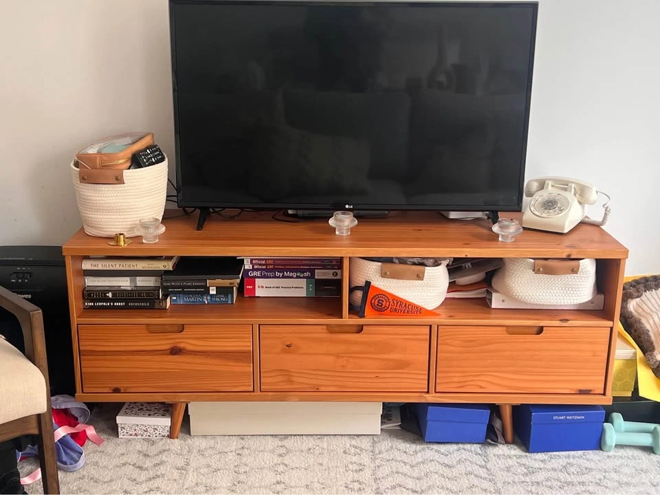 Wooden Media Console - photo 3