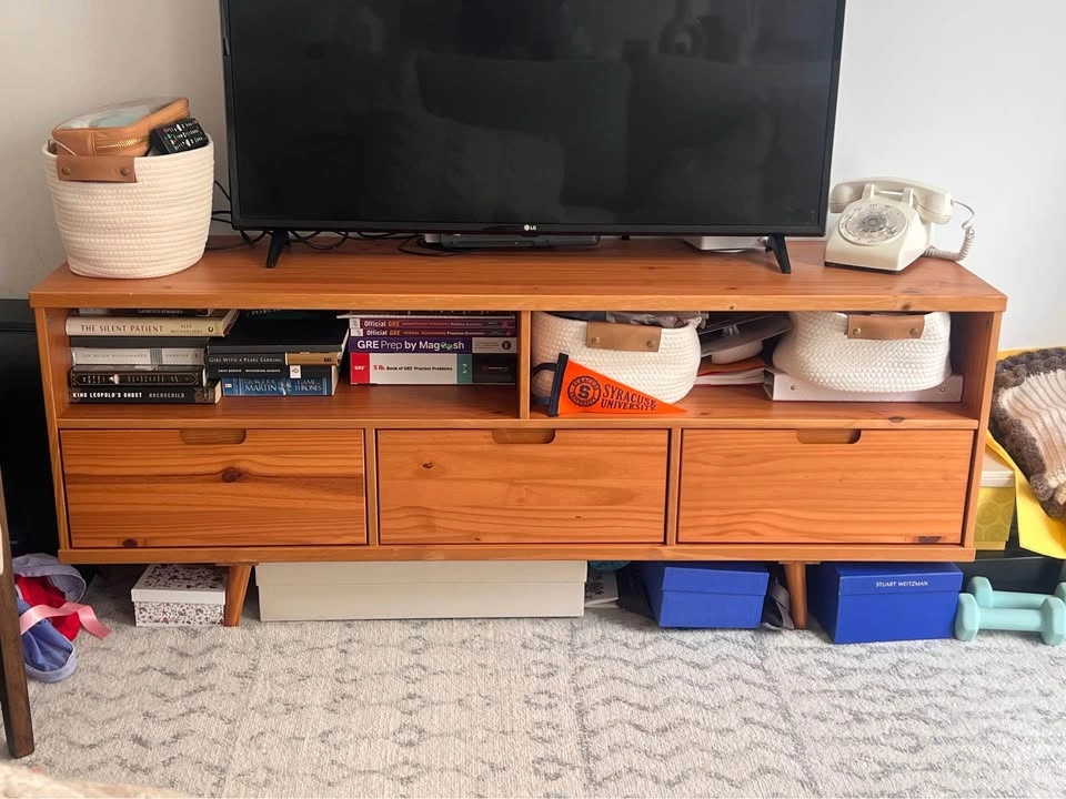 Wooden Media Console - photo 4