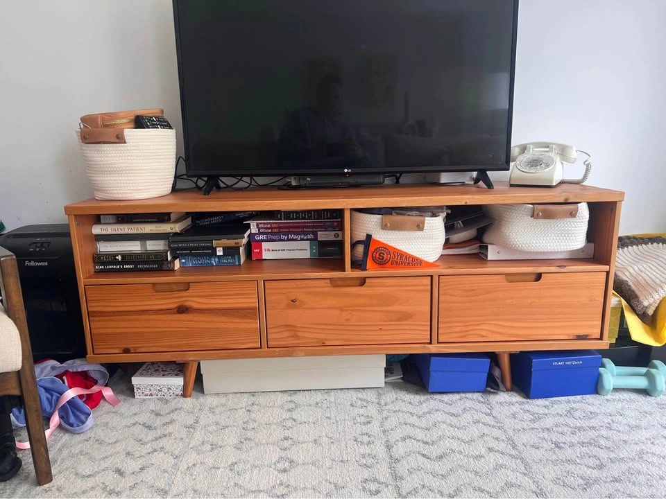 Wooden Media Console - photo 5