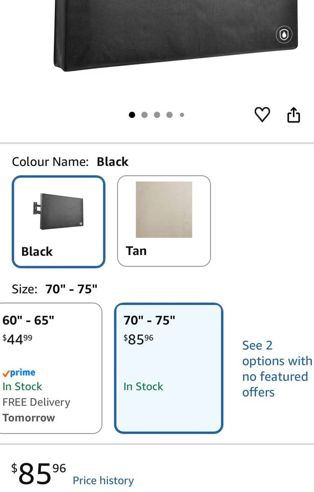 70-75” TV Cover - photo 4