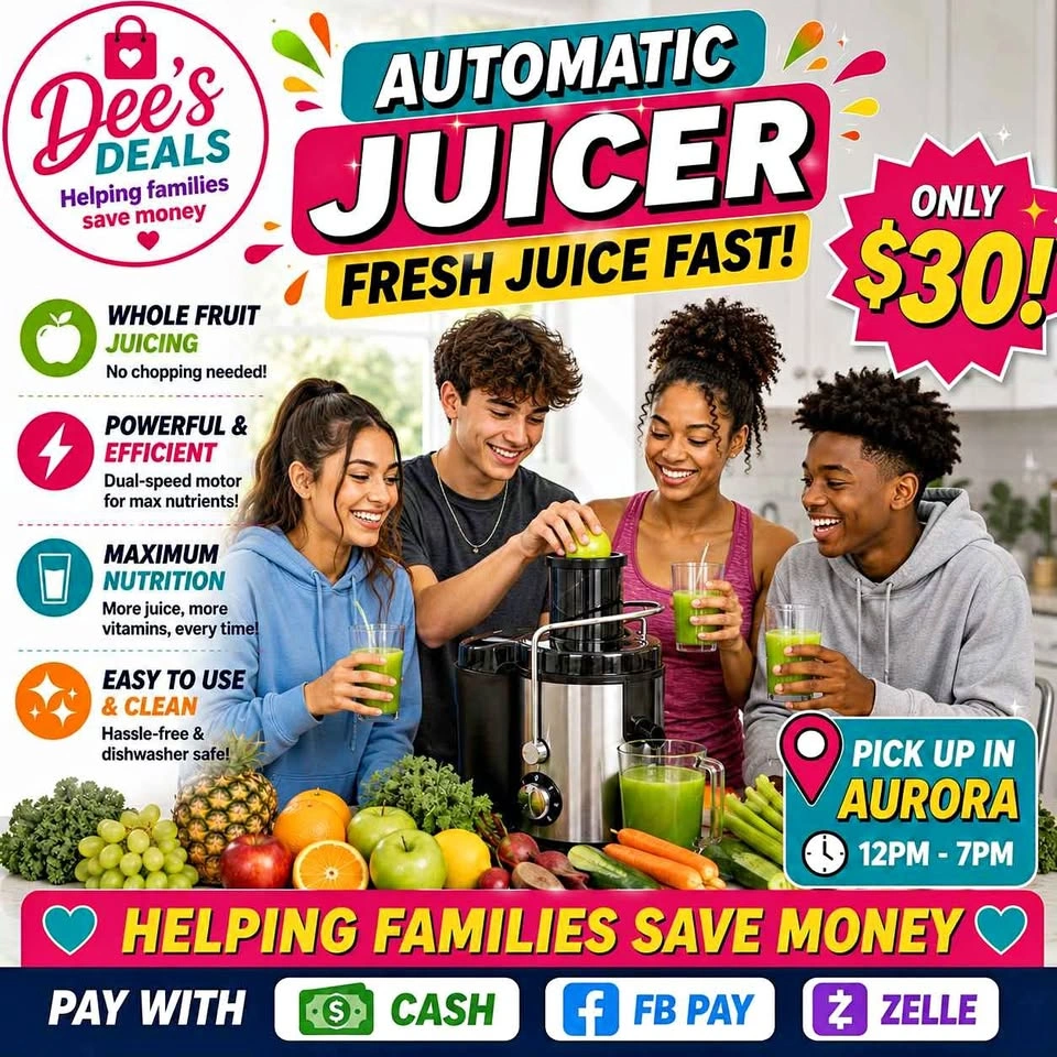 Automatic Juicer BRAND NEW IN BOX ONLY $30