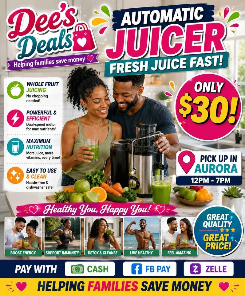 Automatic Juicer BRAND NEW IN BOX ONLY $30 - photo 2