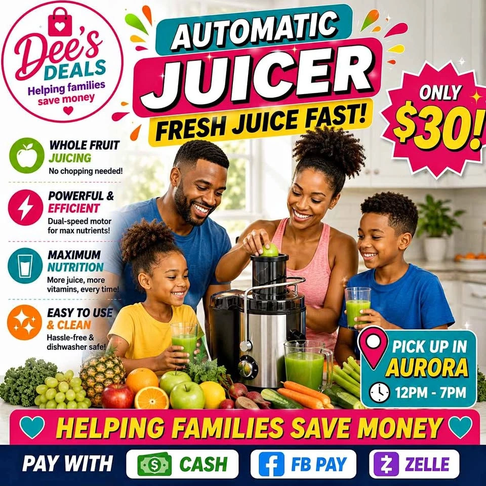 Automatic Juicer BRAND NEW IN BOX ONLY $30
