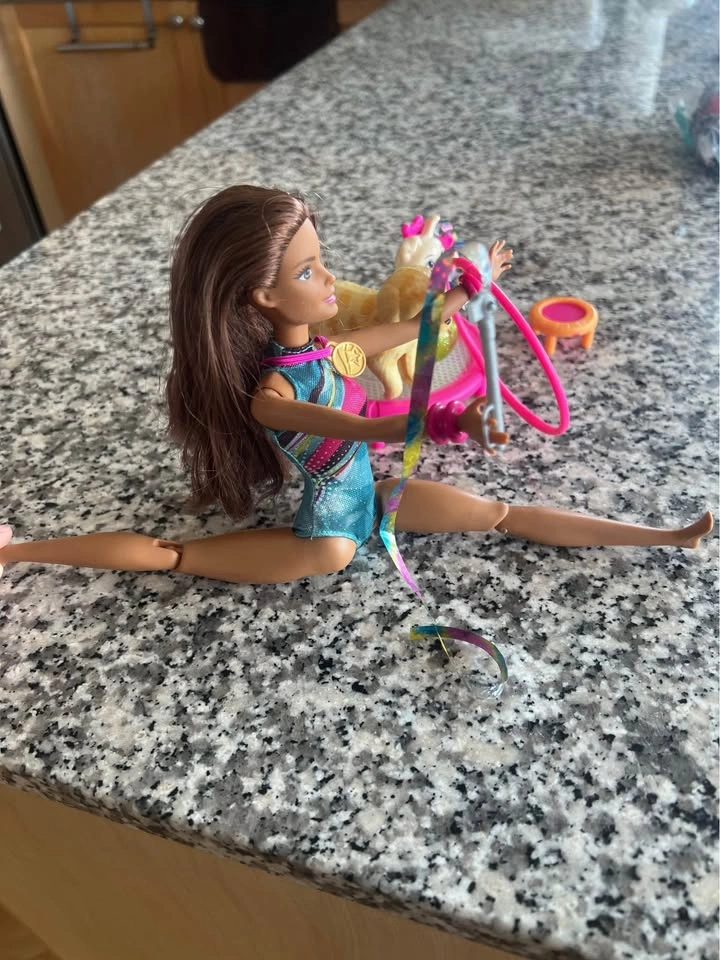 Barbie brunette gym playset - photo 2