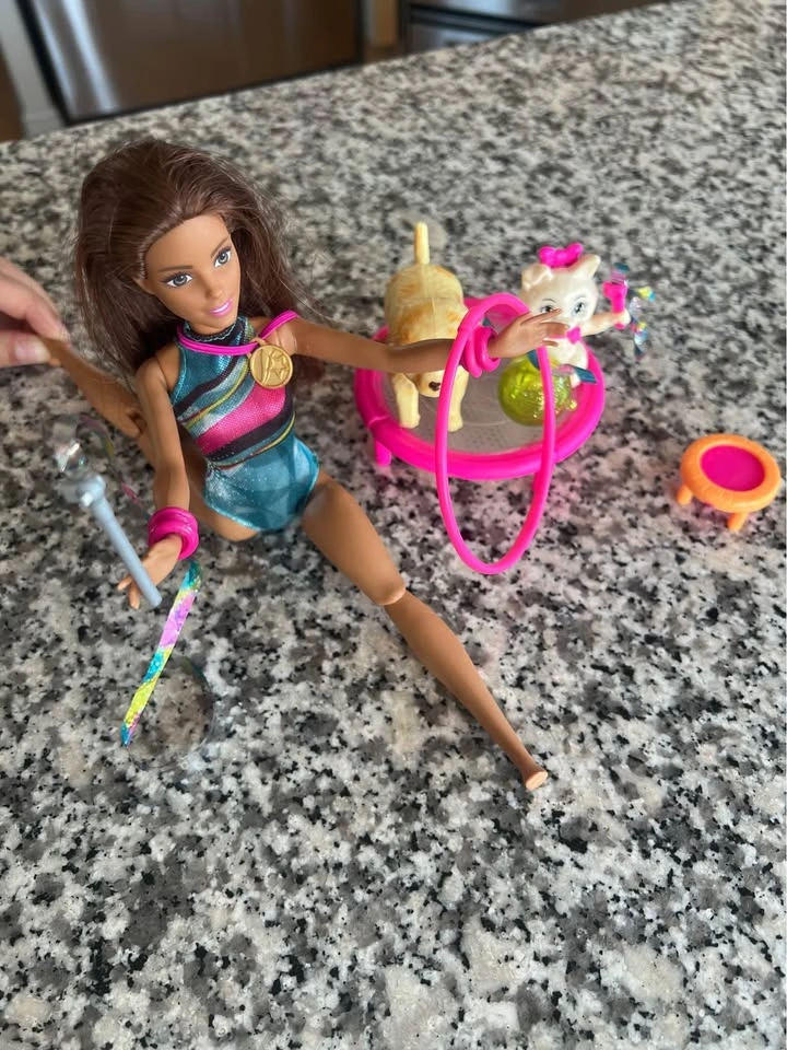 Barbie brunette gym playset - photo 4