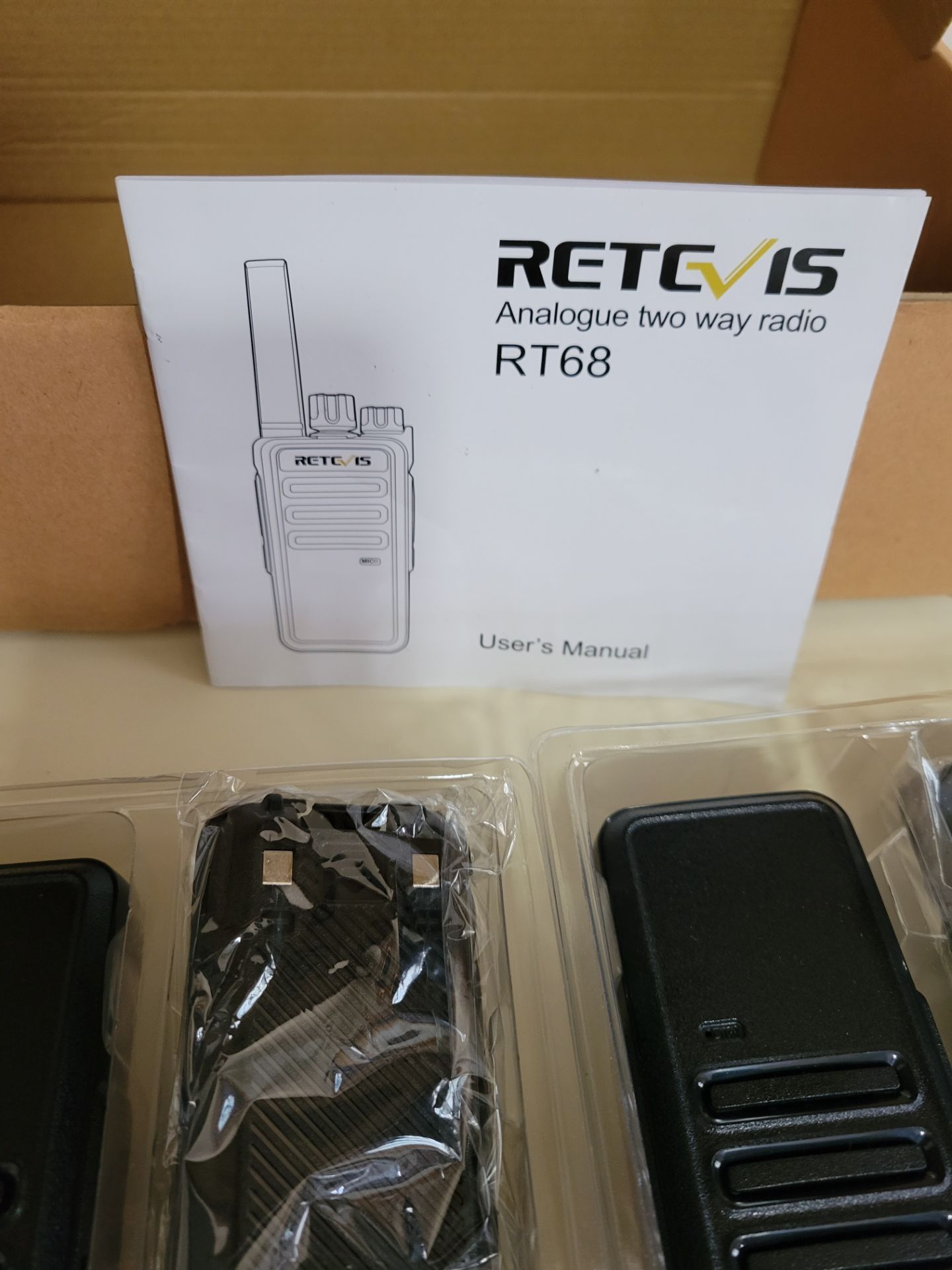 6 Pack Retevis RT68B Walkie Talkies Long Range Rechargeable - photo 3