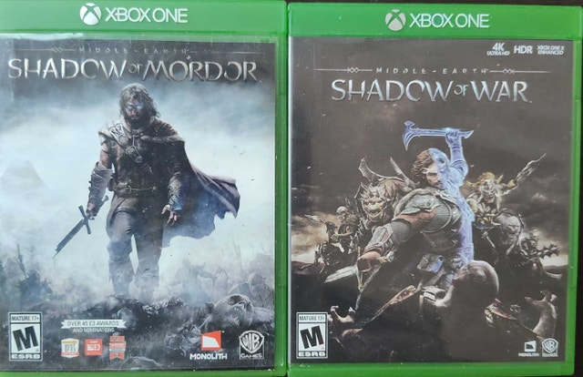 Middle-earth Shadow of Mordor and Shadow of War for Xbox One